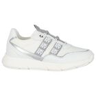White Logo Trainers, 1, hi-res