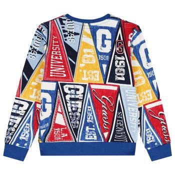 Boys Multi-Coloured Logo Sweatshirt