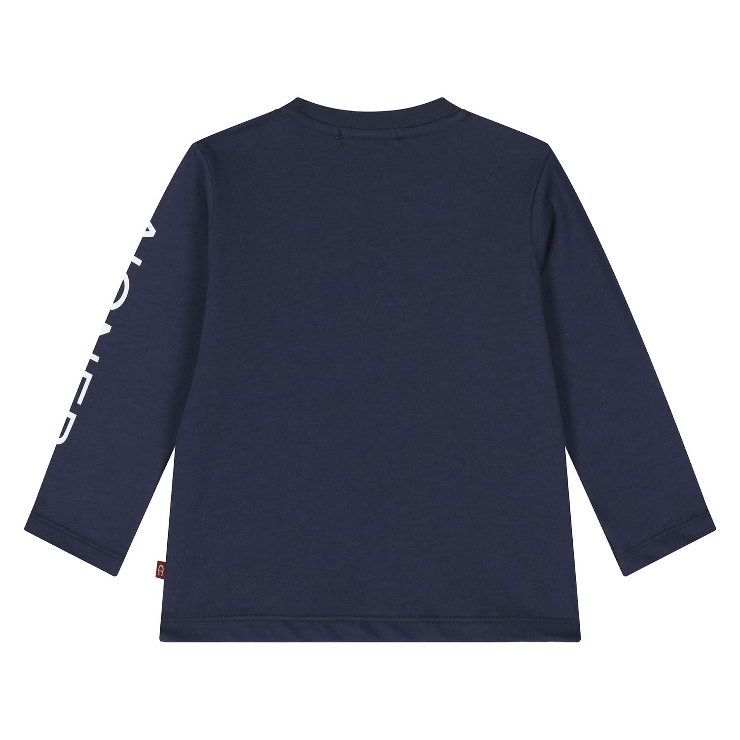 Younger Boys Navy Blue Long Sleeve Top, 1, hi-res image number null