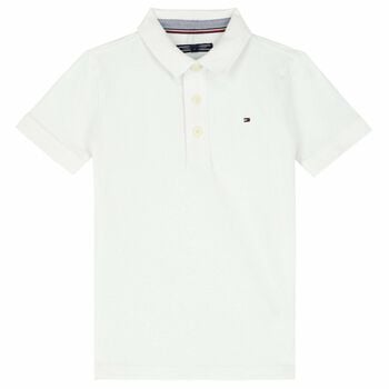 Boys Red Logo Polo Shirt