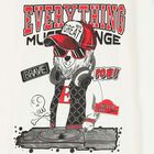 Boys Ivory Logo Long Sleeve Top, 1, hi-res