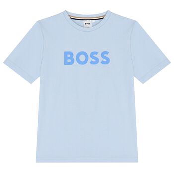 Boys Blue Logo T-Shirt