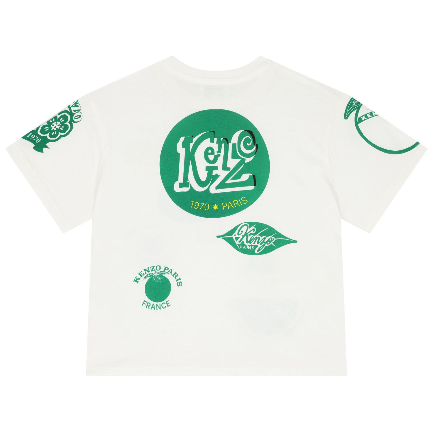 Boys Ivory Logo T-Shirt, 1, hi-res