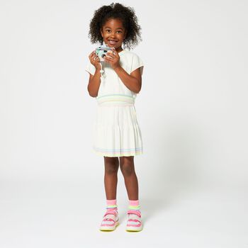 Girls Ivory Heart Top