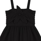 Girls Black Dress, 2, hi-res