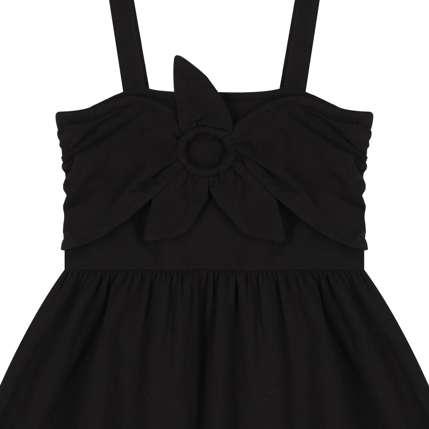 Girls Black Dress, 2, hi-res