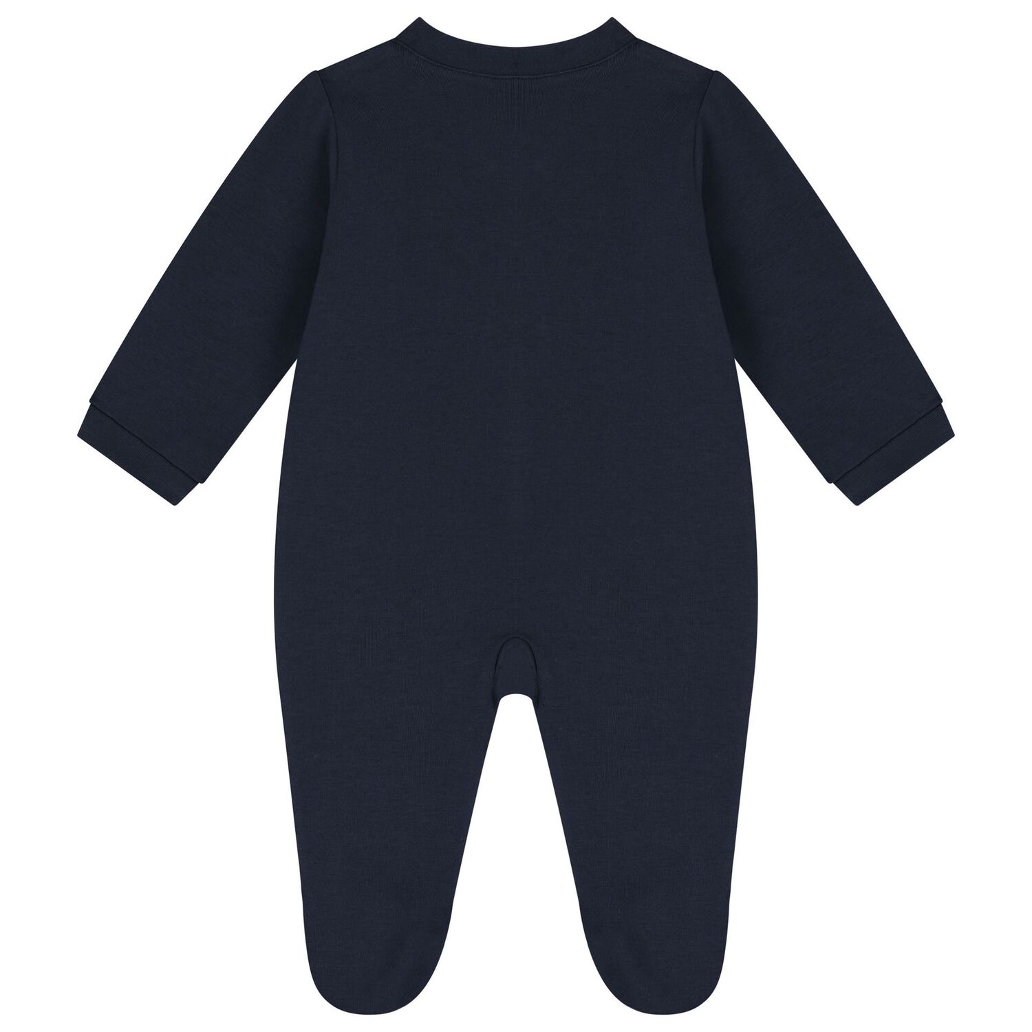 Baby Boys Navy Blue Logo Babygrow, 1, hi-res