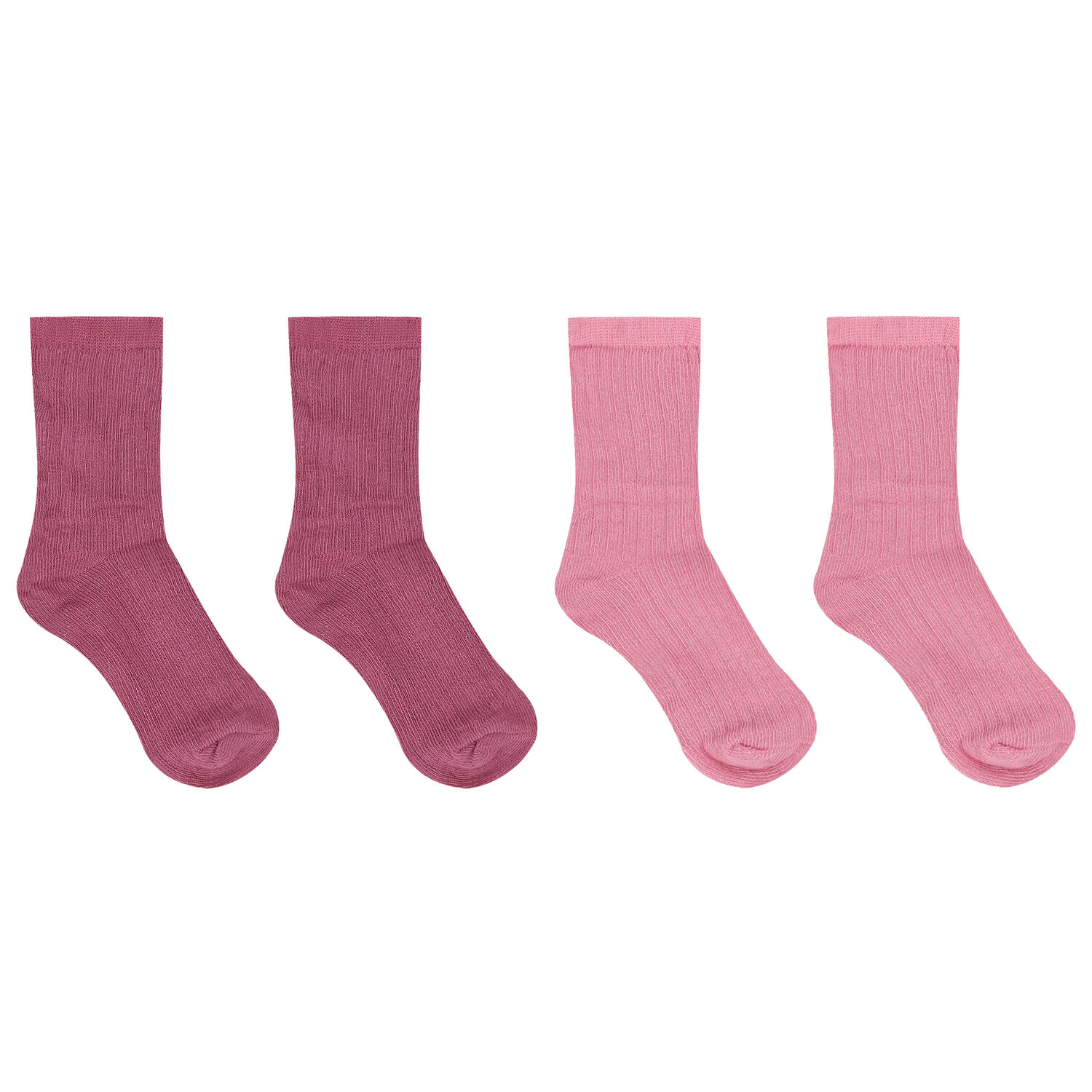 Baby Girls Pink & White Socks (6 Pack), 1, hi-res