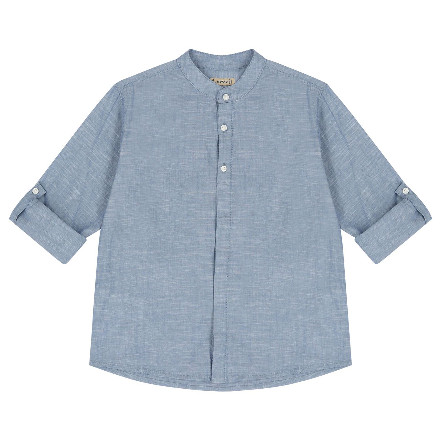 Boys Blue & Ivory Shorts Set, 1, hi-res