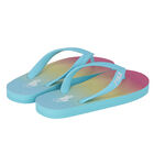 Girls Multi-Colored Logo Flip Flops, 1, hi-res