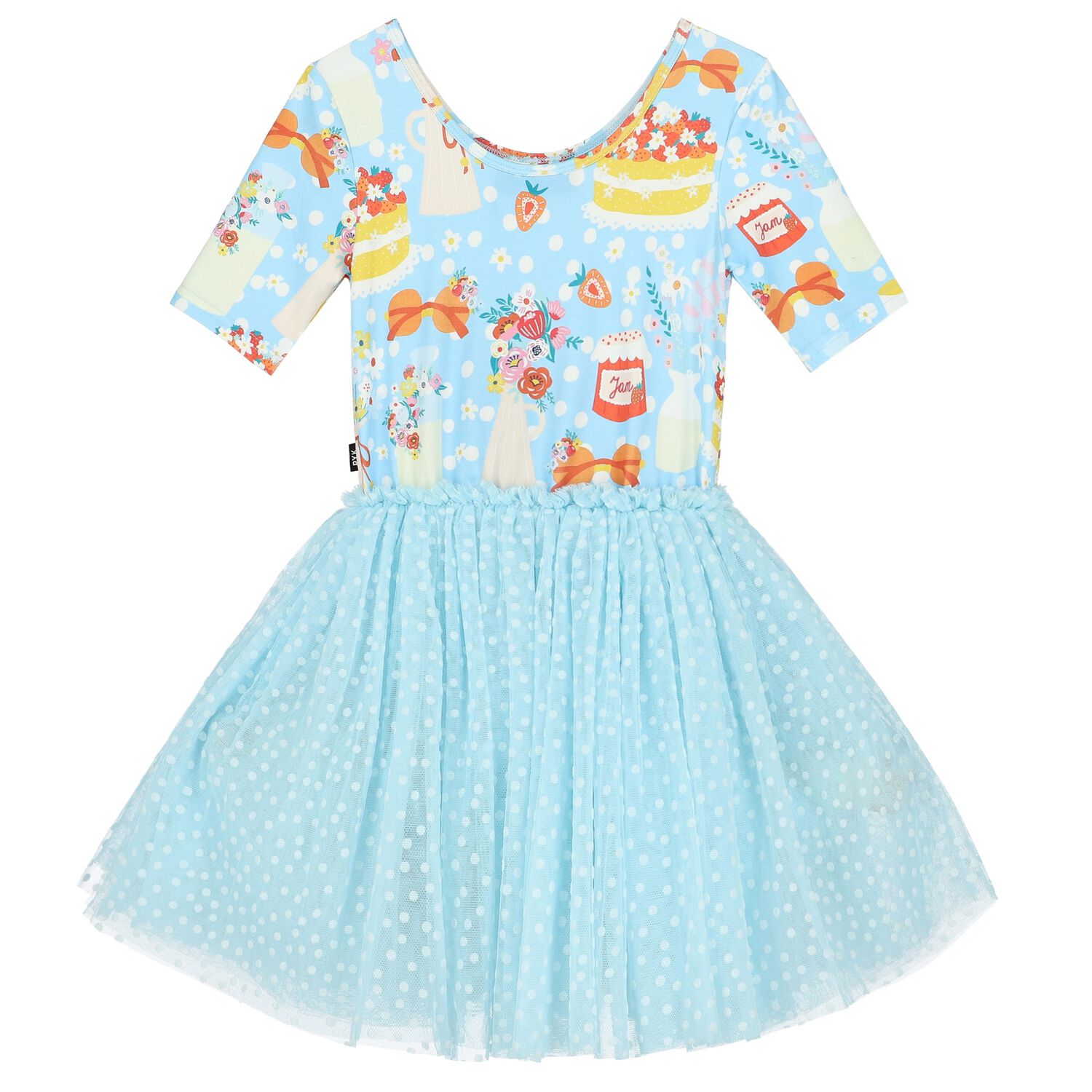 Girls Blue Tutu Dress, 1, hi-res image number null