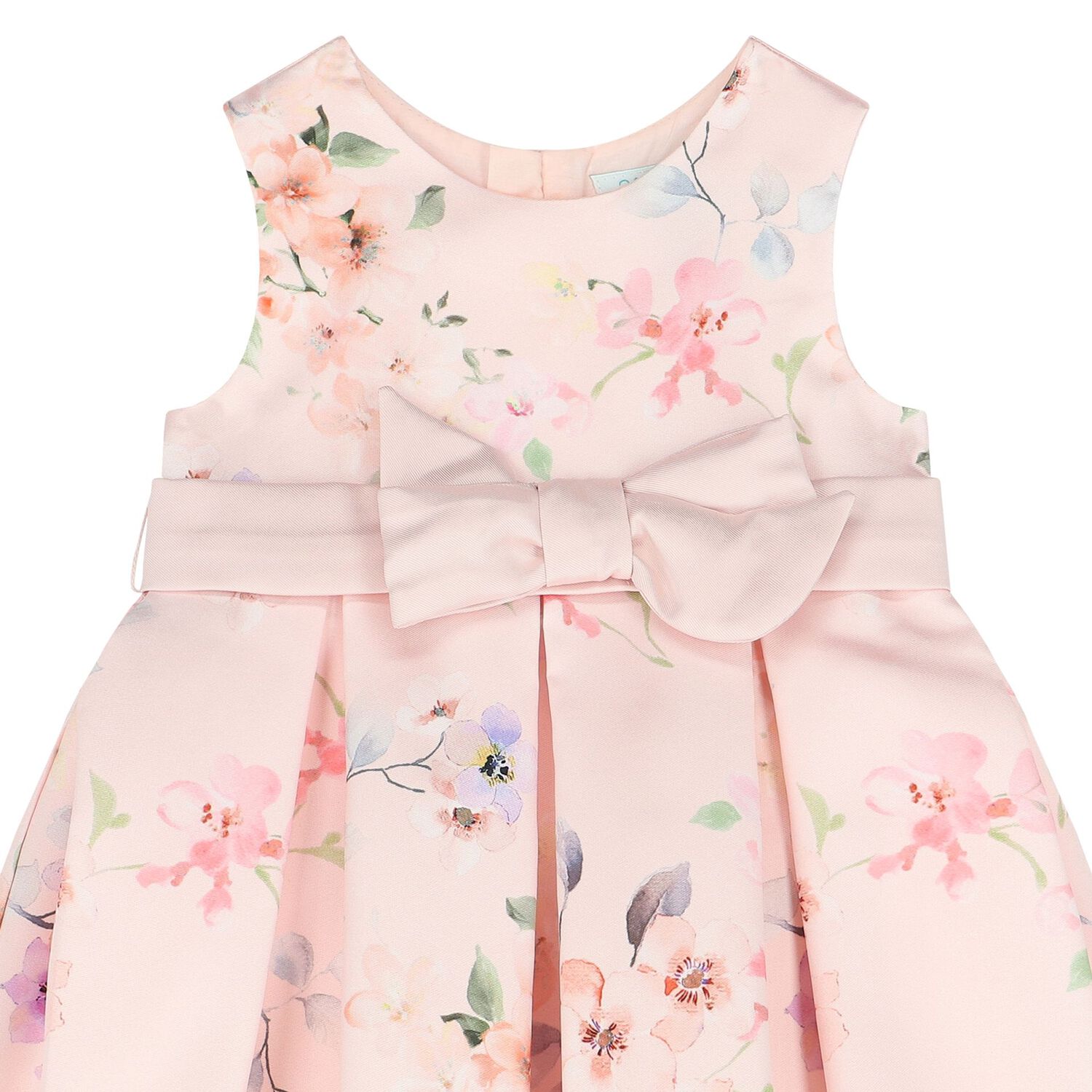 Younger Girls Pink Floral Dress, 1, hi-res image number null