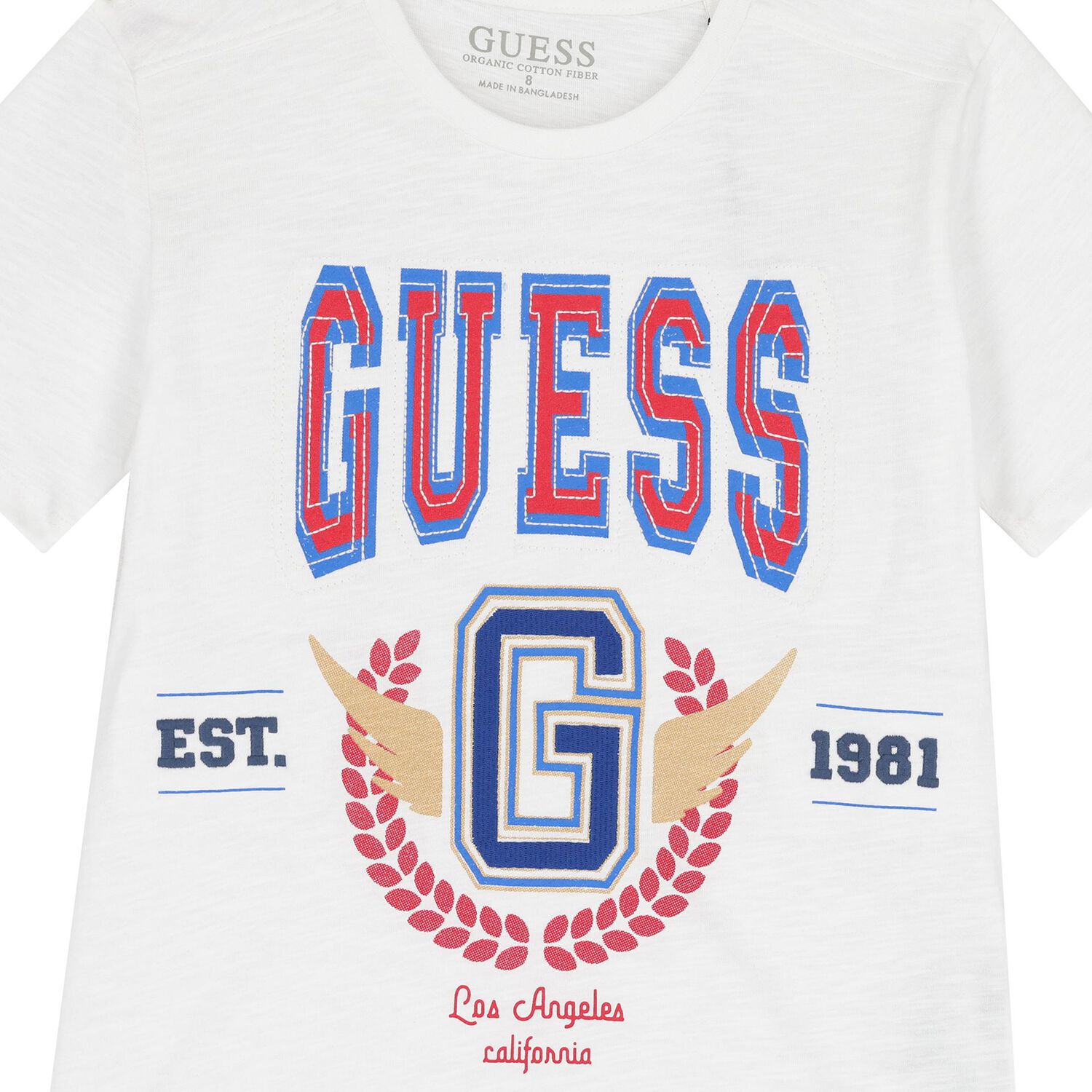 Boys White Logo T-Shirt, 1, hi-res