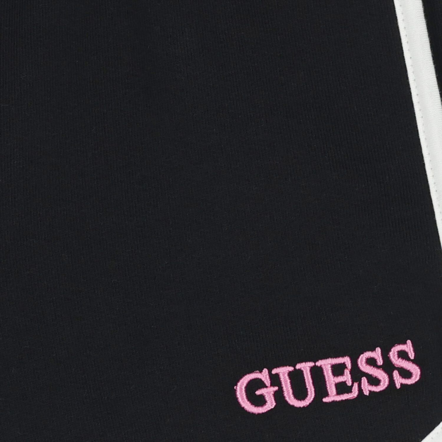 Girls Black Logo Shorts, 1, hi-res