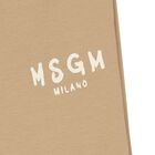 Younger Beige Logo Tracksuit, 1, hi-res
