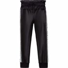 Girls Black Logo Joggers, 1, hi-res