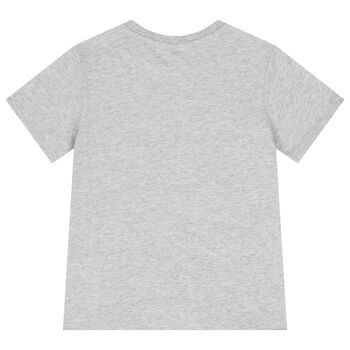 Girls Grey Logo T-Shirt