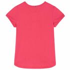 Girls Pink Logo T-Shirt, 1, hi-res