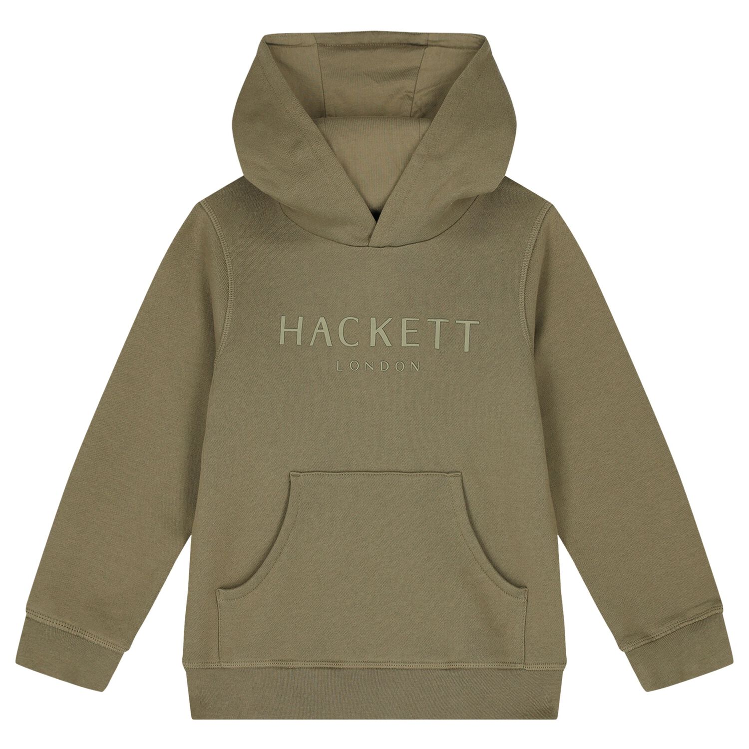 Boys Green Logo Hooded Top, 1, hi-res