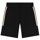 White & Black Marvel Logo Shorts Set, 1, hi-res