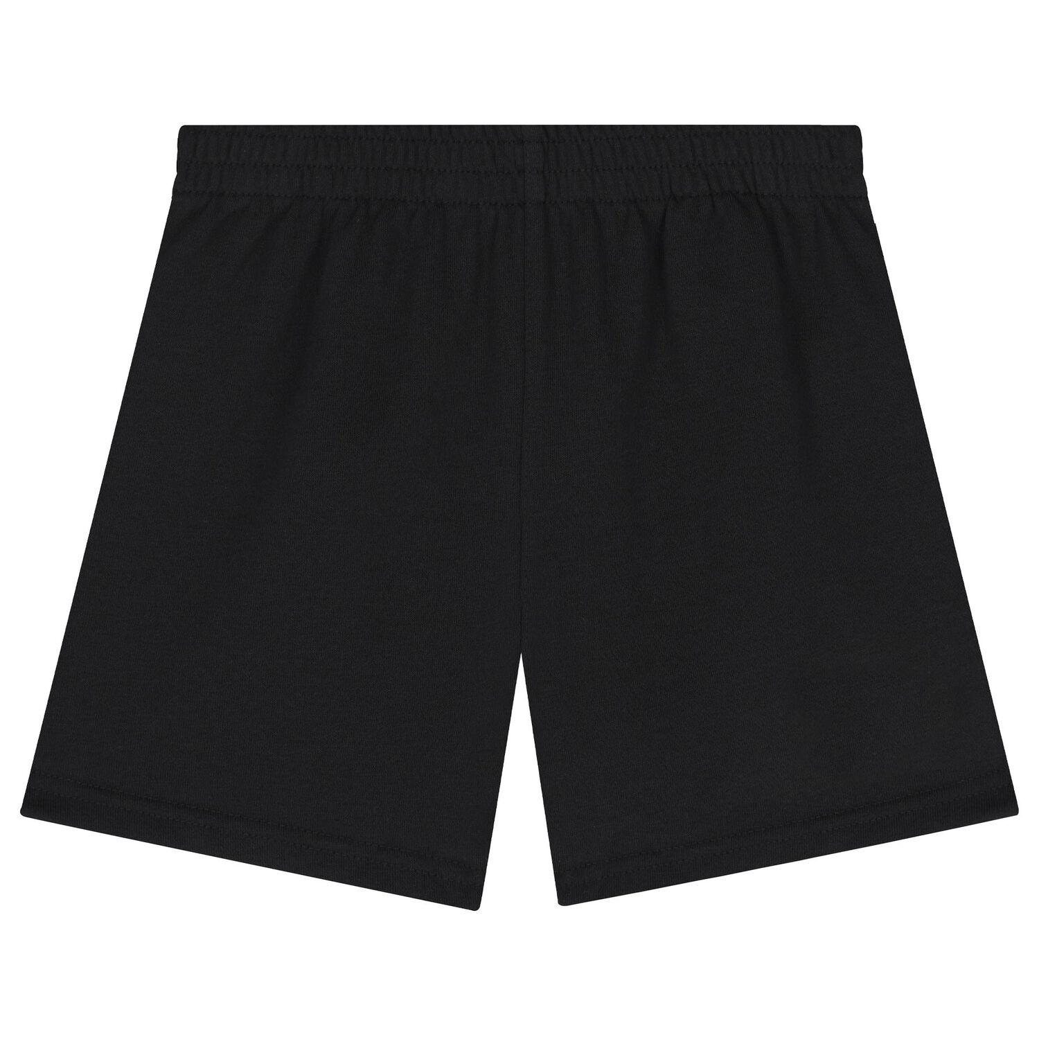 Boys White & Black Logo Shorts Set, 1, hi-res