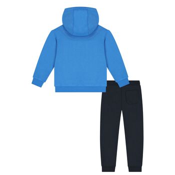 Boys Blue & Navy Blue Tracksuits