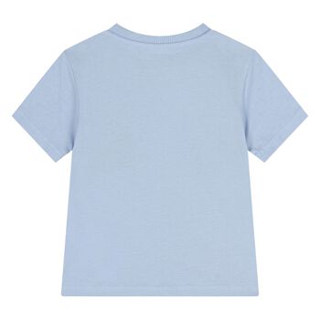 Younger Boys Blue Logo T-Shirt