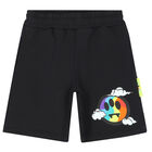 Black Logo Shorts, 3, hi-res
