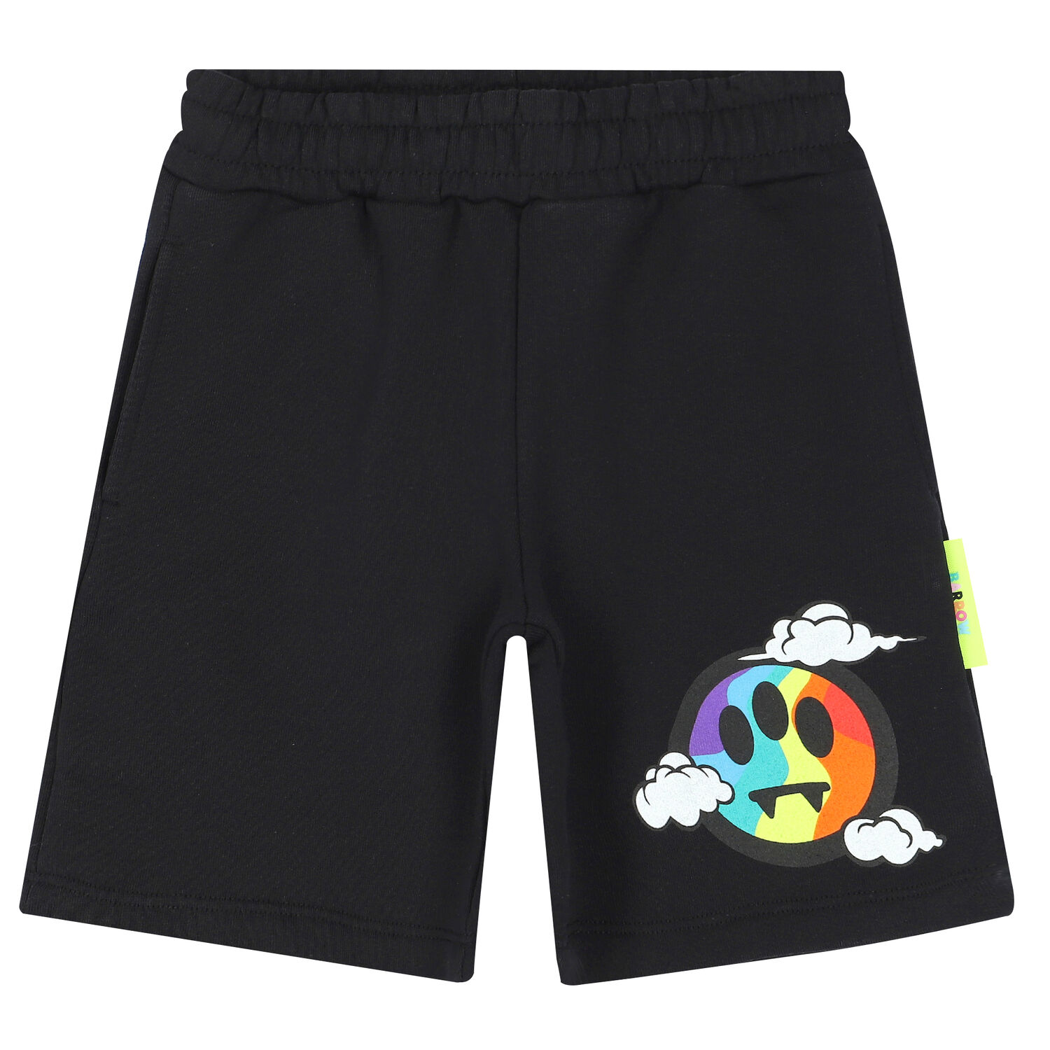 Black Logo Shorts, 3, hi-res