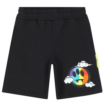 Black Logo Shorts