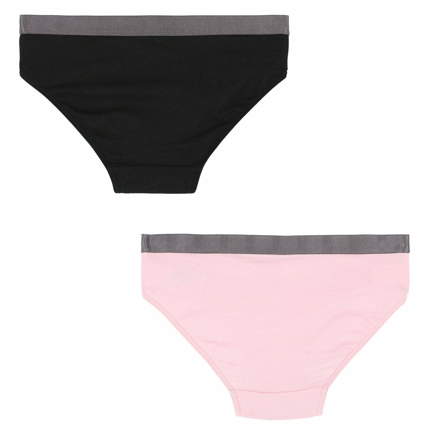 Girls Black & Pink Bikini Brief (2 Pack), 2, hi-res