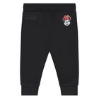 Younger Girls Black Minnie Mouse Tracksuit, 1, hi-res