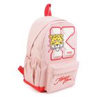 Girls Pink Tiger Logo Backpack, 1, hi-res