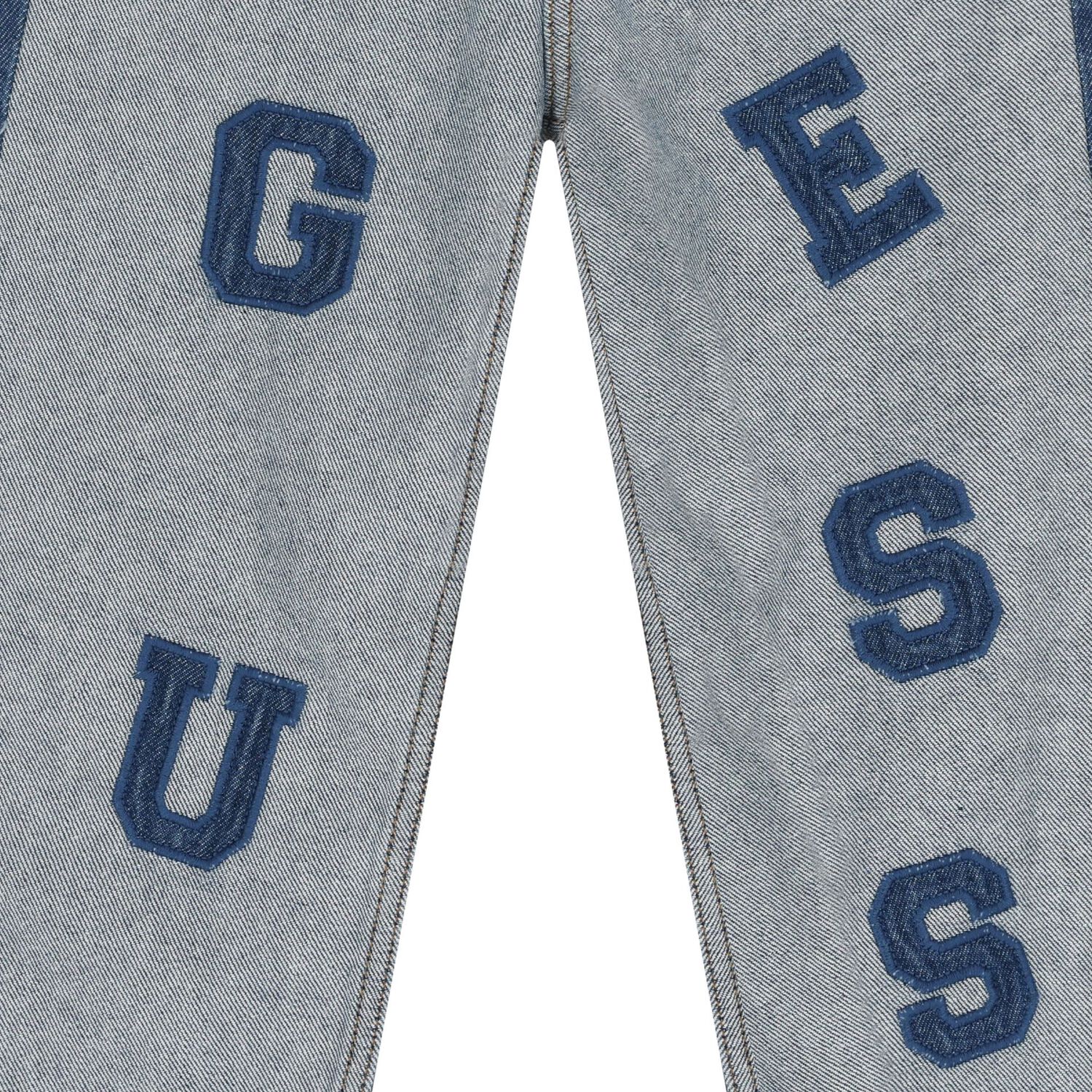 Boys Blue Logo Denim Jeans, 1, hi-res
