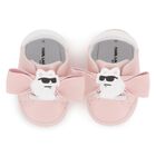 Baby Girls Pink Choupette Pre Walker Shoes, 1, hi-res
