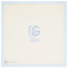 Baby Boys Ivory & Blue Leopard Logo Blanket, 1, hi-res