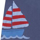 Boys Navy Blue Saill Boat T-Shirt, 1, hi-res