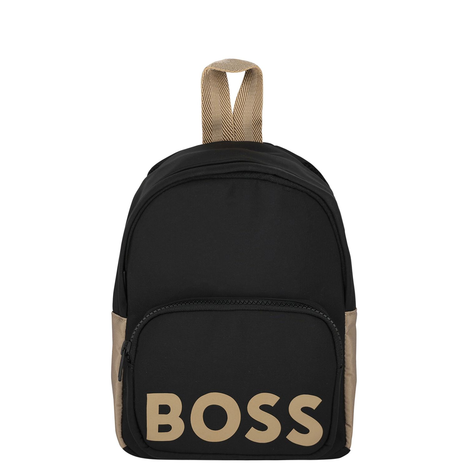 Boys Black Logo Backpack, 1, hi-res image number null