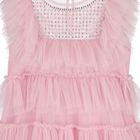 Girls Pink Sequin Tulle Dress, 1, hi-res
