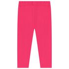 Girls White & Pink Leggings Set, 1, hi-res