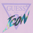 Girls Purple Logo Dress, 3, hi-res