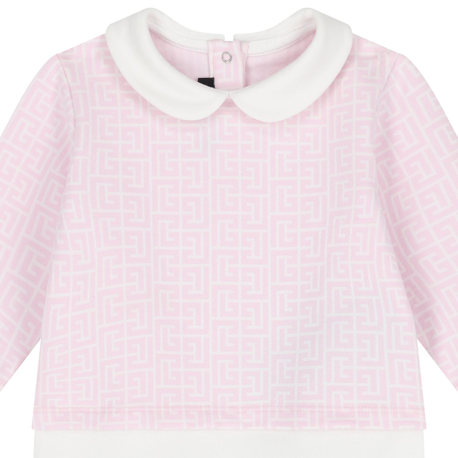 Baby Girls Pink & White Logo Babygrow Gift Set, 2, hi-res