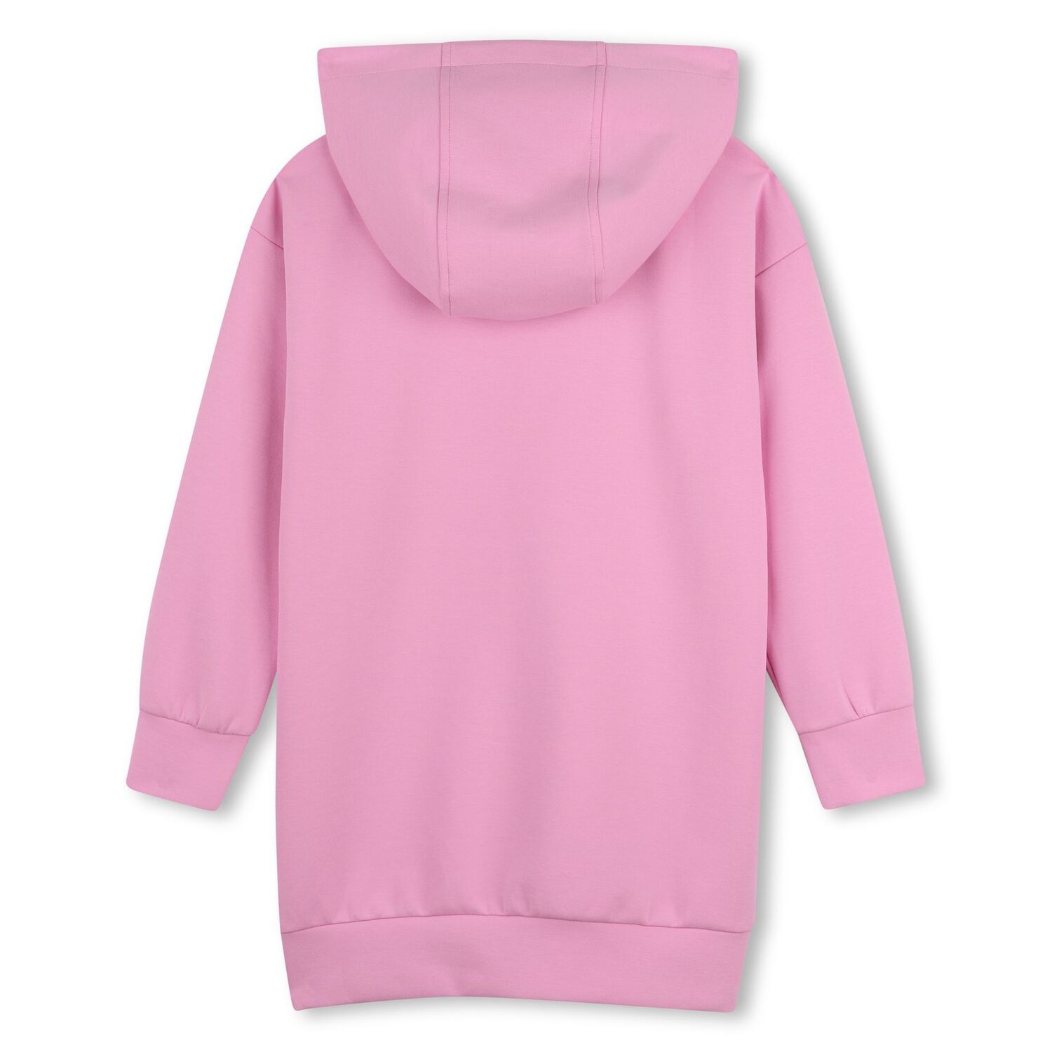 Girls Pink Choupette Hooded Dress, 1, hi-res
