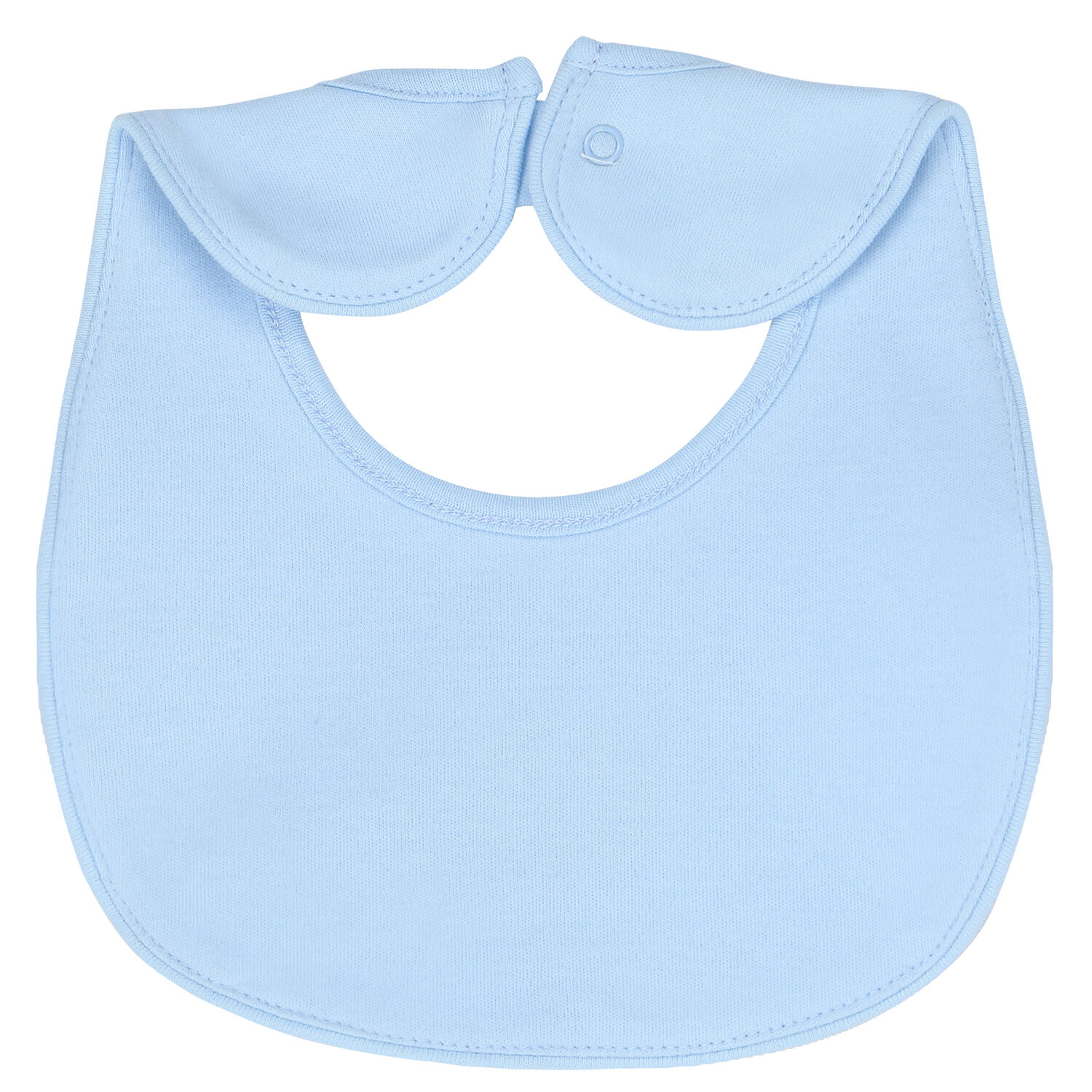 Baby Boys Blue & Ivory Bib ( 2-Pack ), 1, hi-res