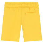 Boys Yellow Logo Shorts, 1, hi-res