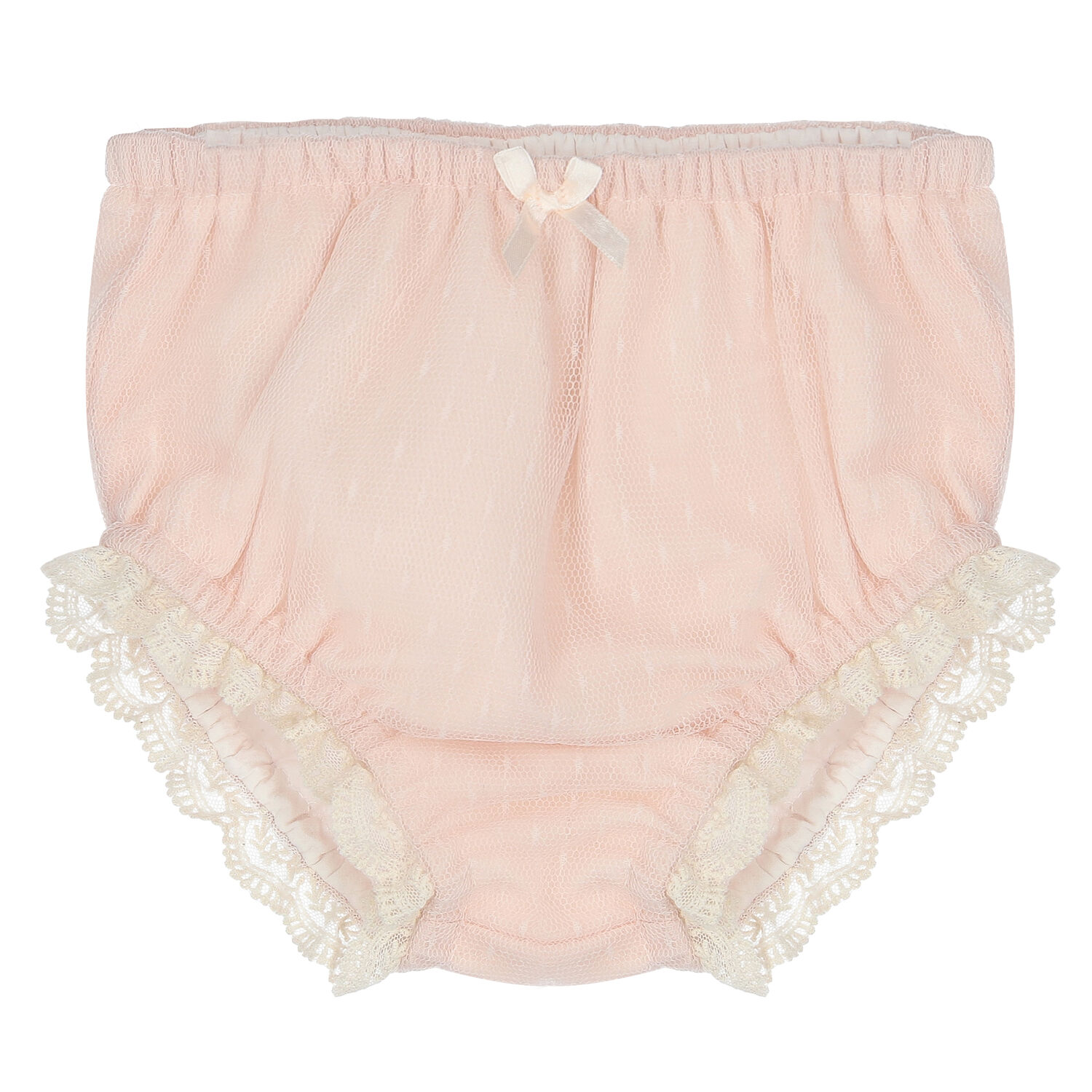 Younger Girls Pink Embroidered Tulle Dress Set, 1, hi-res