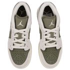 Green & White Air Jordan 1 Low Trainers, 1, hi-res