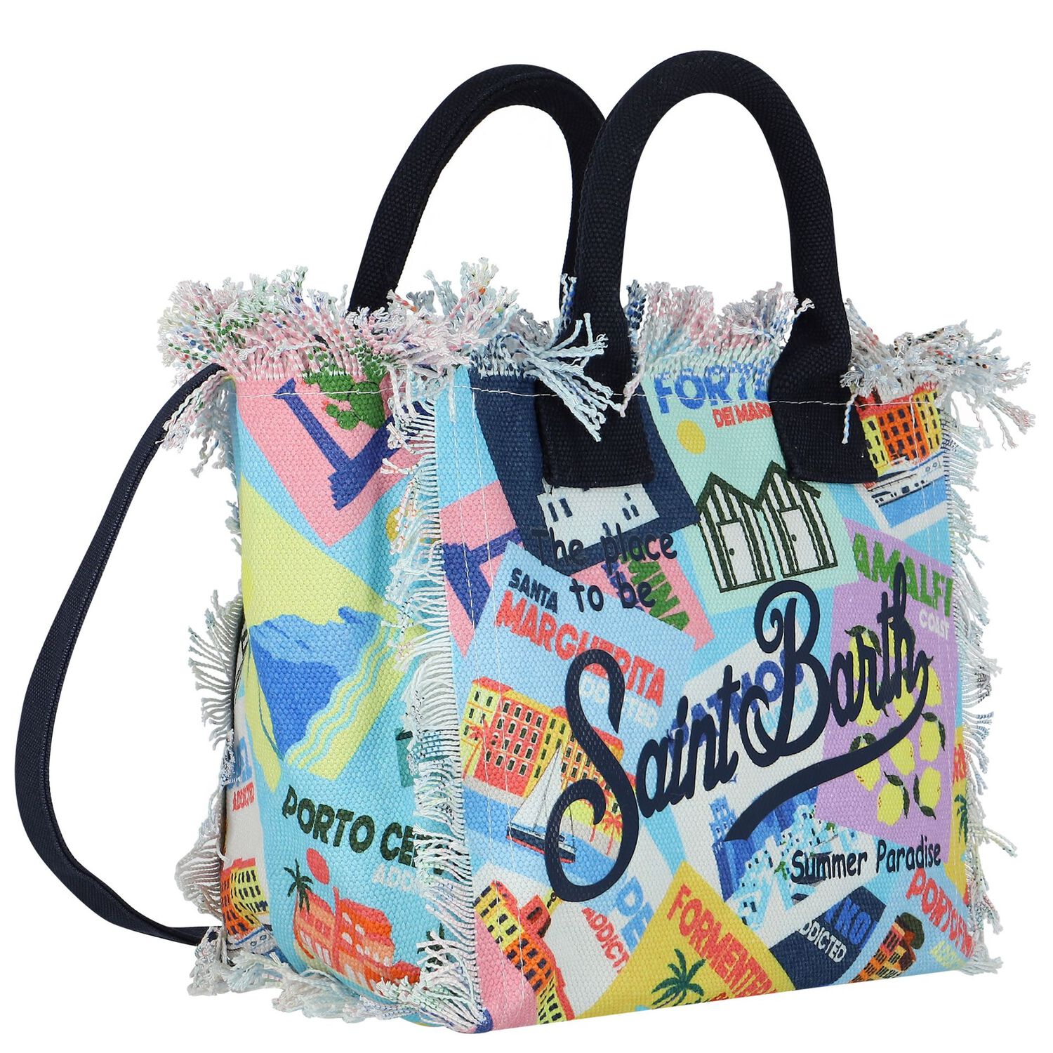 Girls Multi-Coloured Tote Bag, 1, hi-res