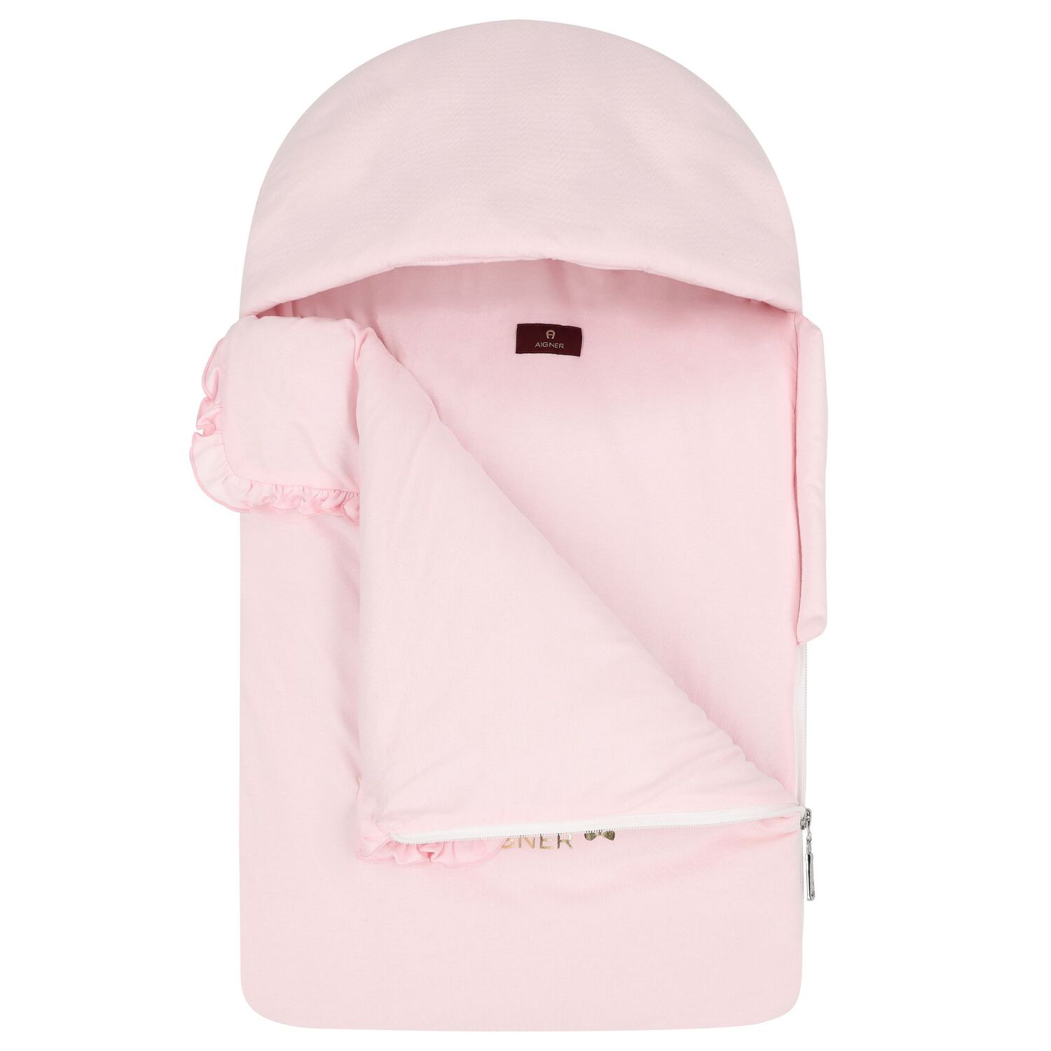 Baby Girls Pink & Gold Bag Logo Nest, 2, hi-res
