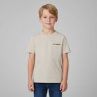 Boys Beige Logo T-Shirt, 1, hi-res